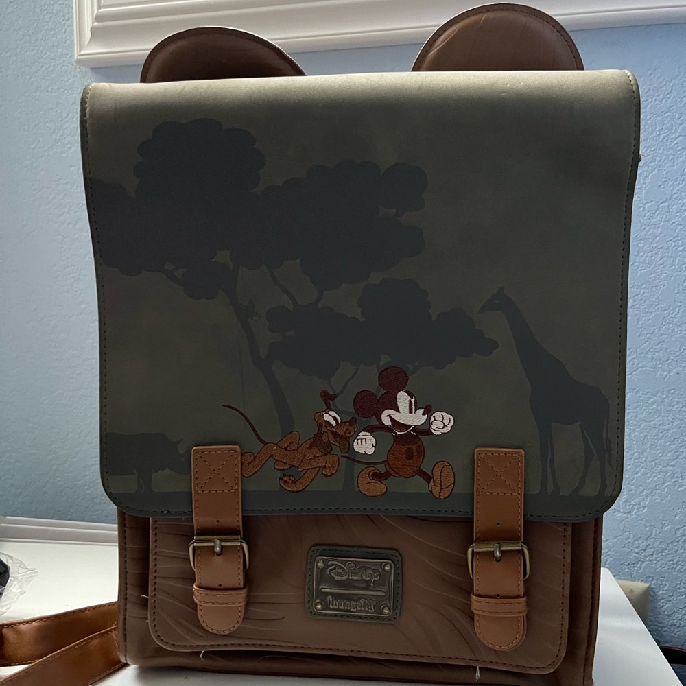 RARE Loungefly Disney Mickey Safari backpack